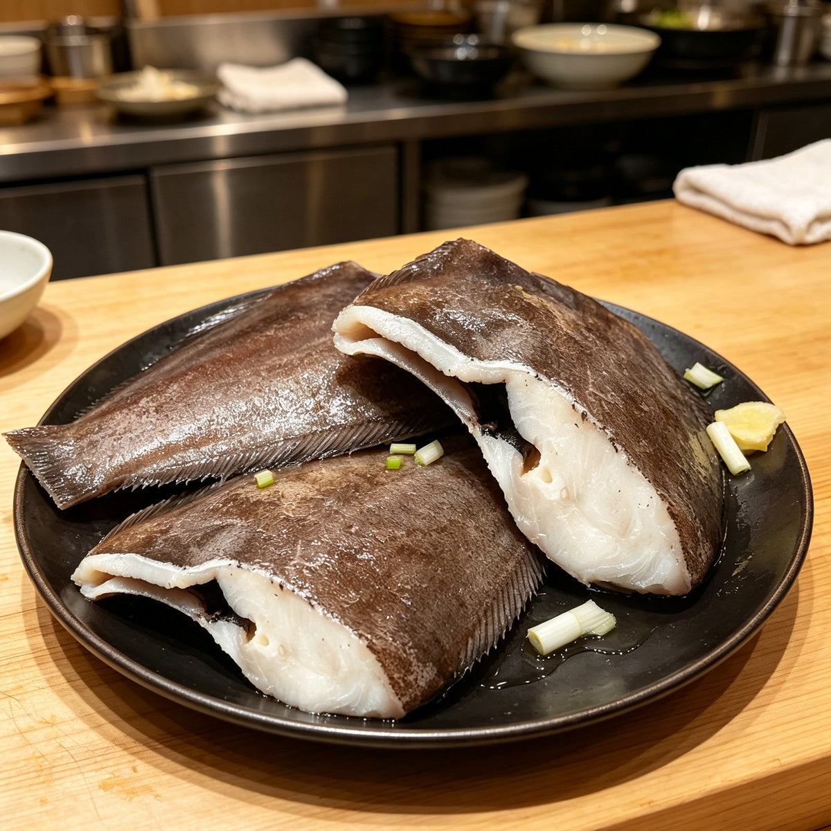 Fresh Flounder Fillets Skin On