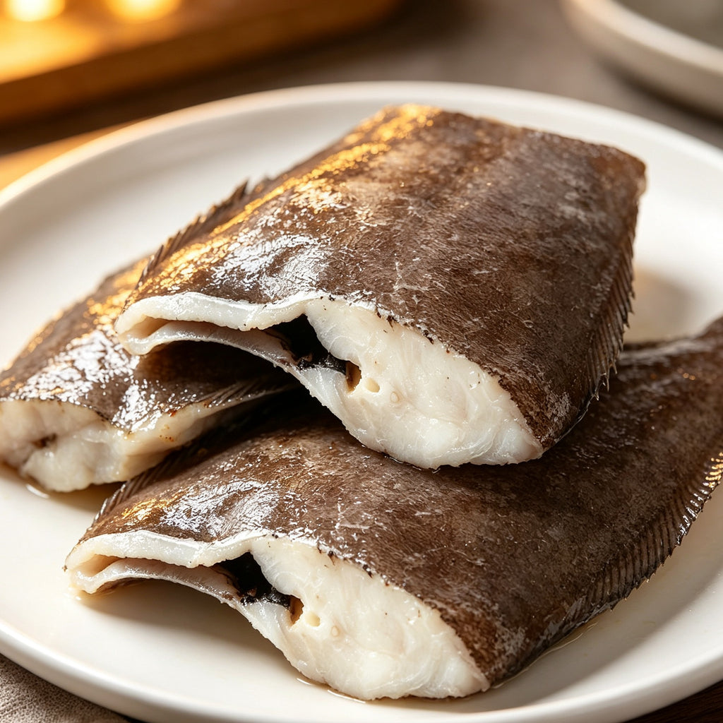 Fresh Flounder Fillets Skin On