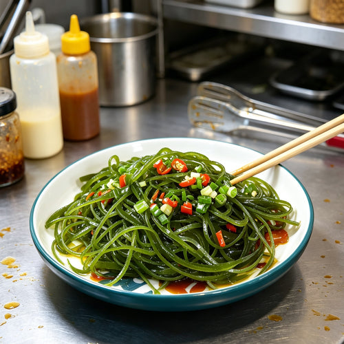 Fresh Green Kelp Noodle Salad