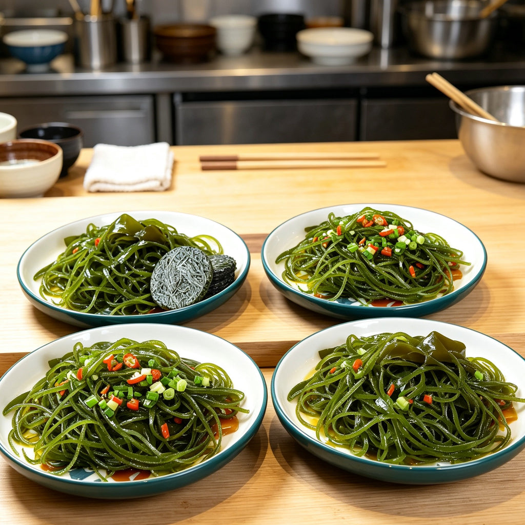 Fresh Green Kelp Noodle Salad